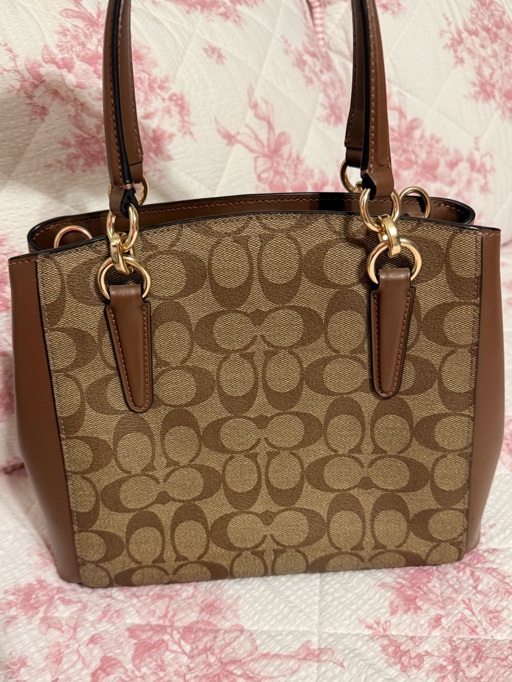 Coach Minetta Crossbody In Signature Brown Canvas Leather Monogram F39741 - Picture 3 of 10